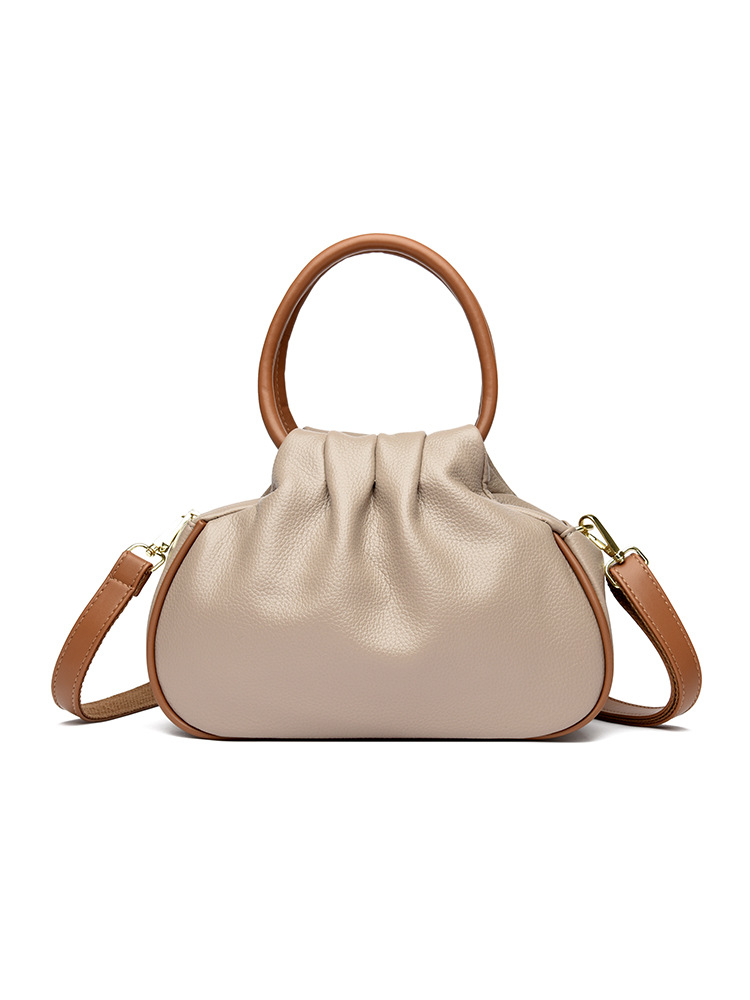 Large-capacity Pleated Crossbody Shoulder Bag For Women