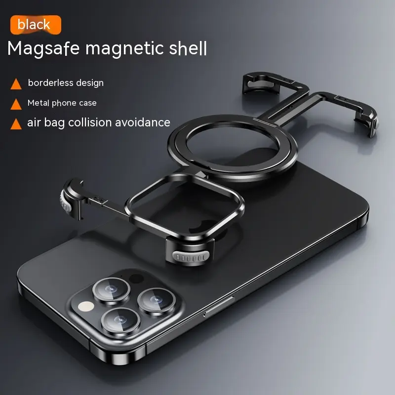 Metal Airbag Anti-fall Shell Phone Case Protective