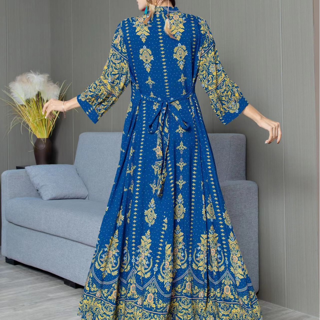 Women's Fashion Embroidery Ethnic Style Dress