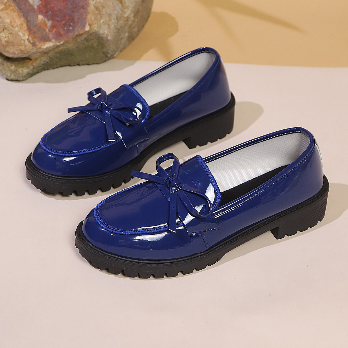 Bow Low-Heel Loafers, picture 7 of 7