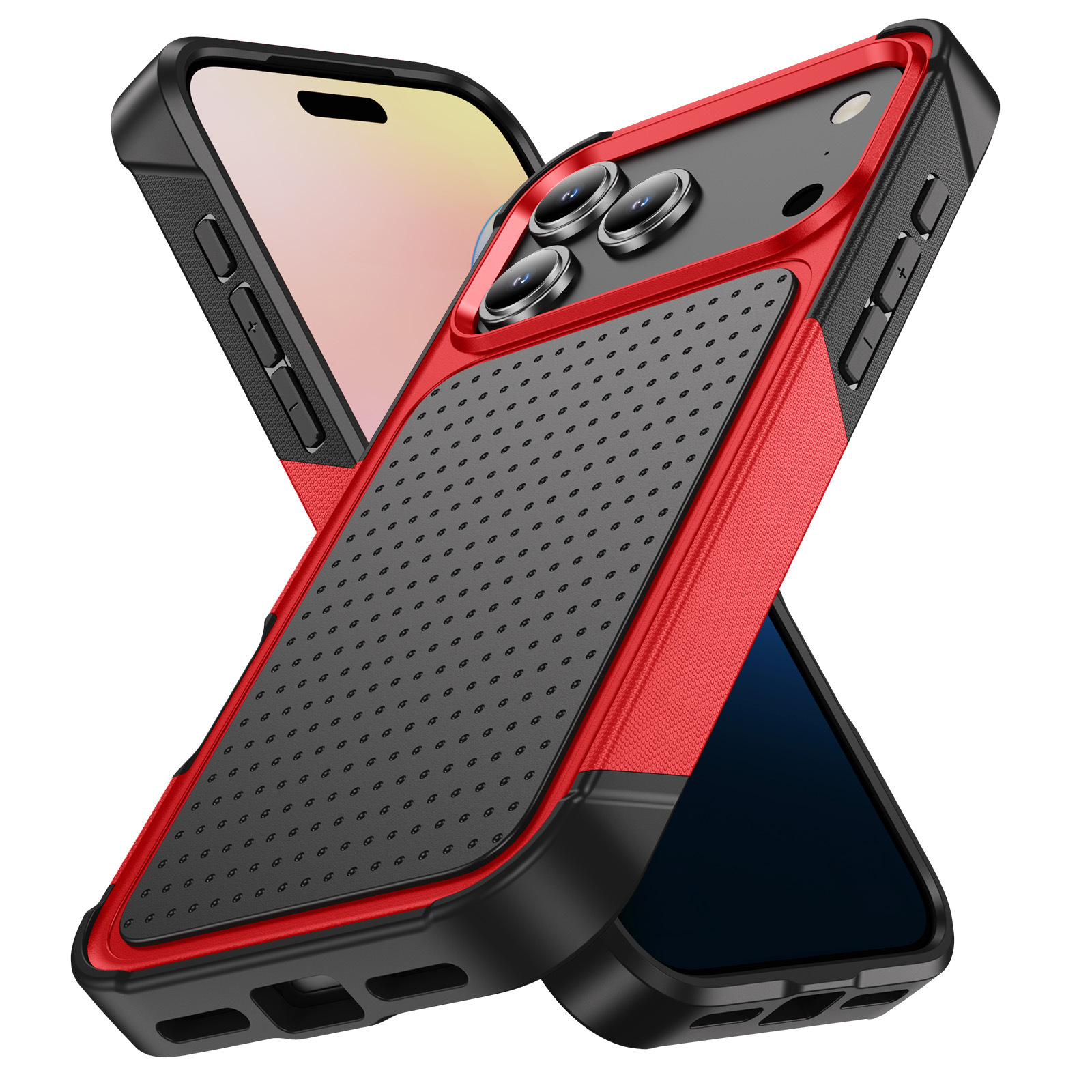 Creative Color Block Elegant Shatter-resistant Phone Case 5
