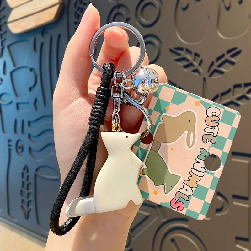 Creative Cartoon Simple Small Animal Keychain