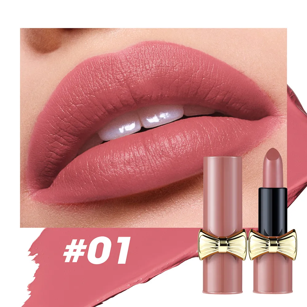 Bow Lipstick Matte Velvet Lasting - 01 Colour