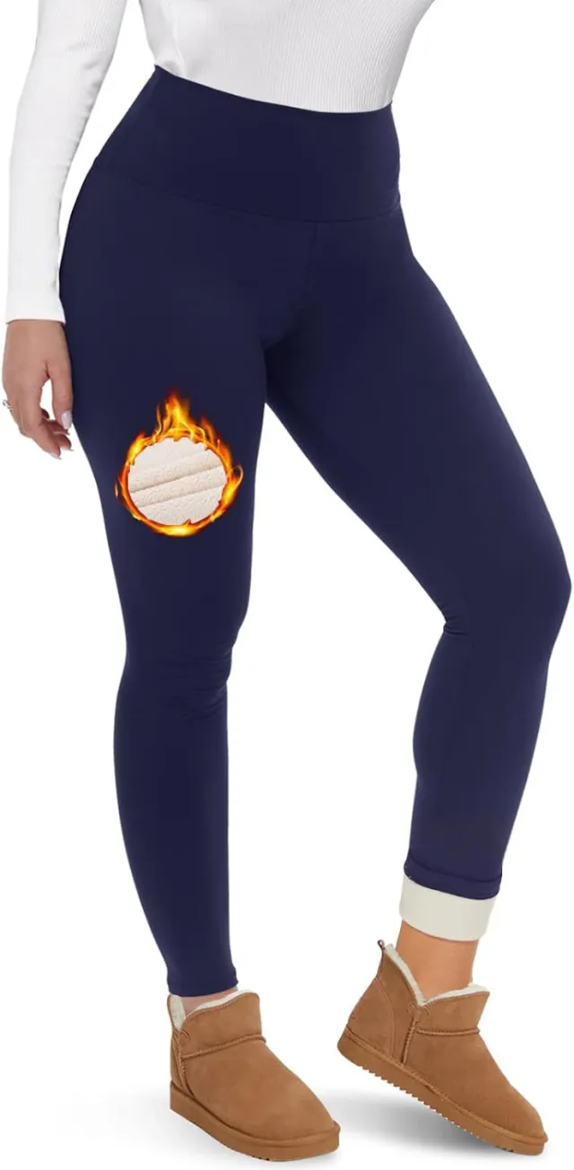 Autumn And Winter Fleece lined Outer Wear High Waist Warm Pants For Women Zhang Qing - Shop at LoveMi