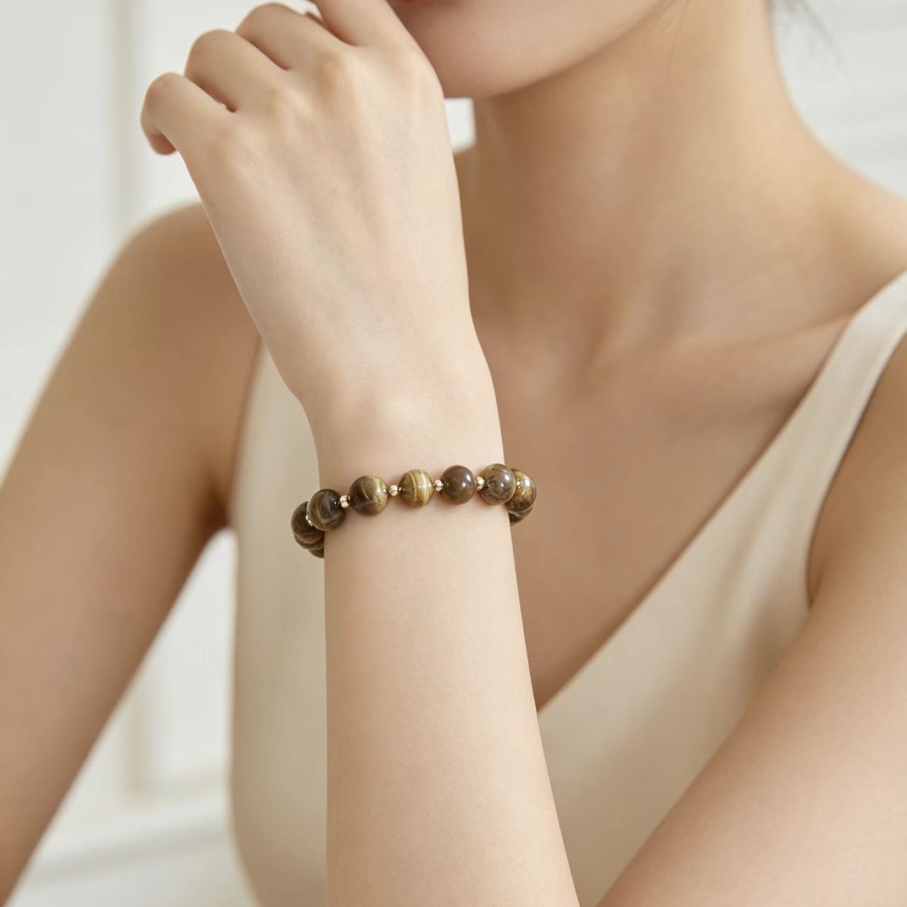 Womens Versatile Natural Stone Bracelet