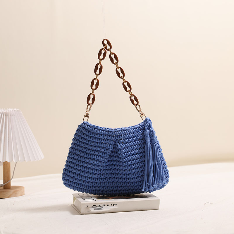Cotton Knit Crossbody Bag, picture 7 of 10
