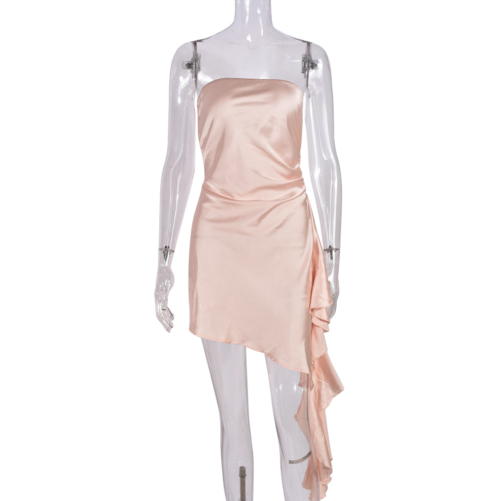 Fashion Women's Wear European And American Style Dress Pink - Shop at LoveMi