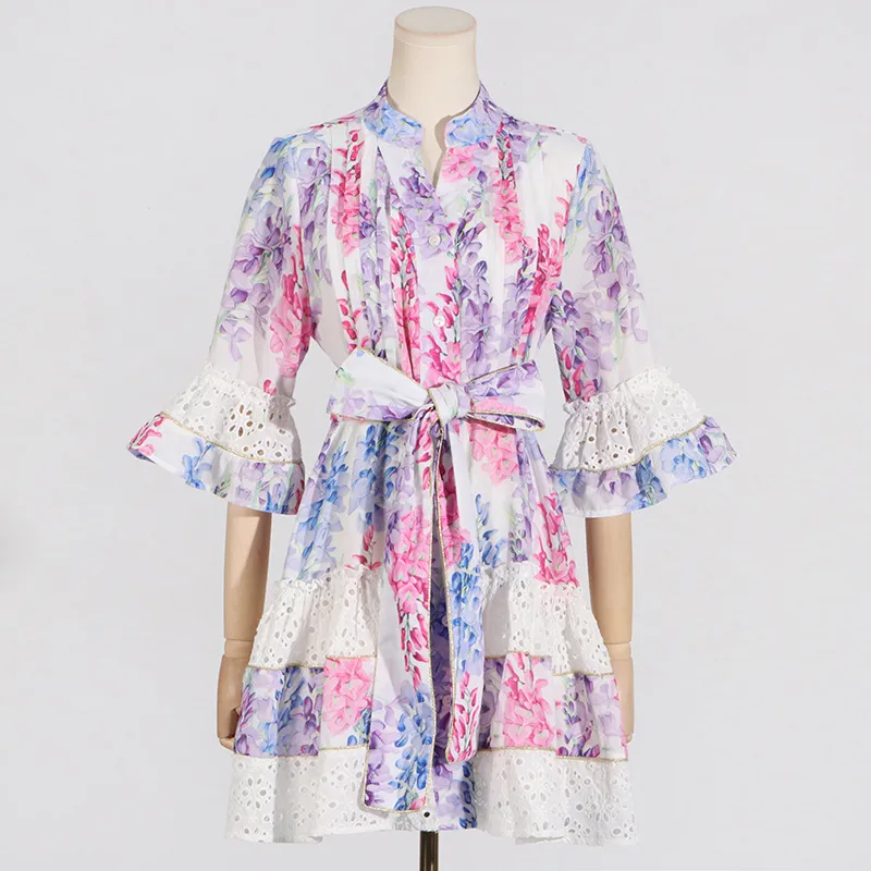 Fashion Women's Wear Slim Fit Dress Women - Purple