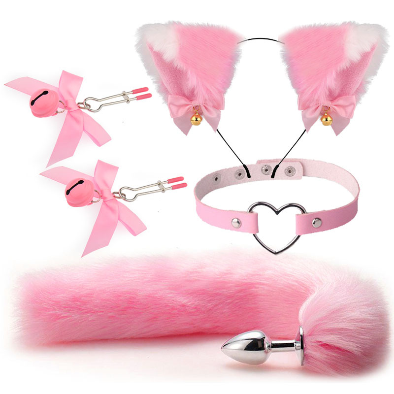 Mask Ear Barrettes For Women Metal Suit 5