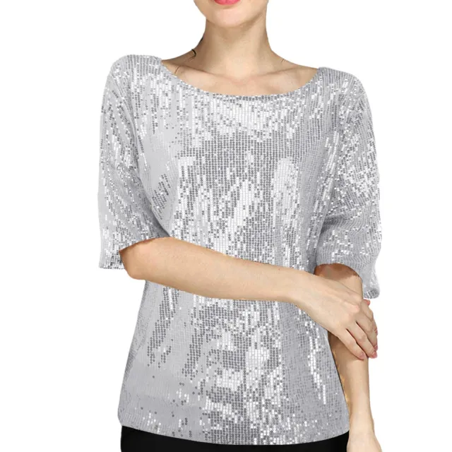 Summer Short Sleeve Vest Women's Solid Color Silver - Shop at LoveMi