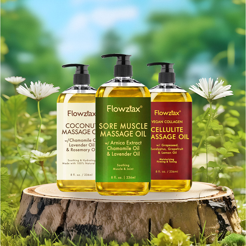 Soothing And Moisturizing Body Massage Oil