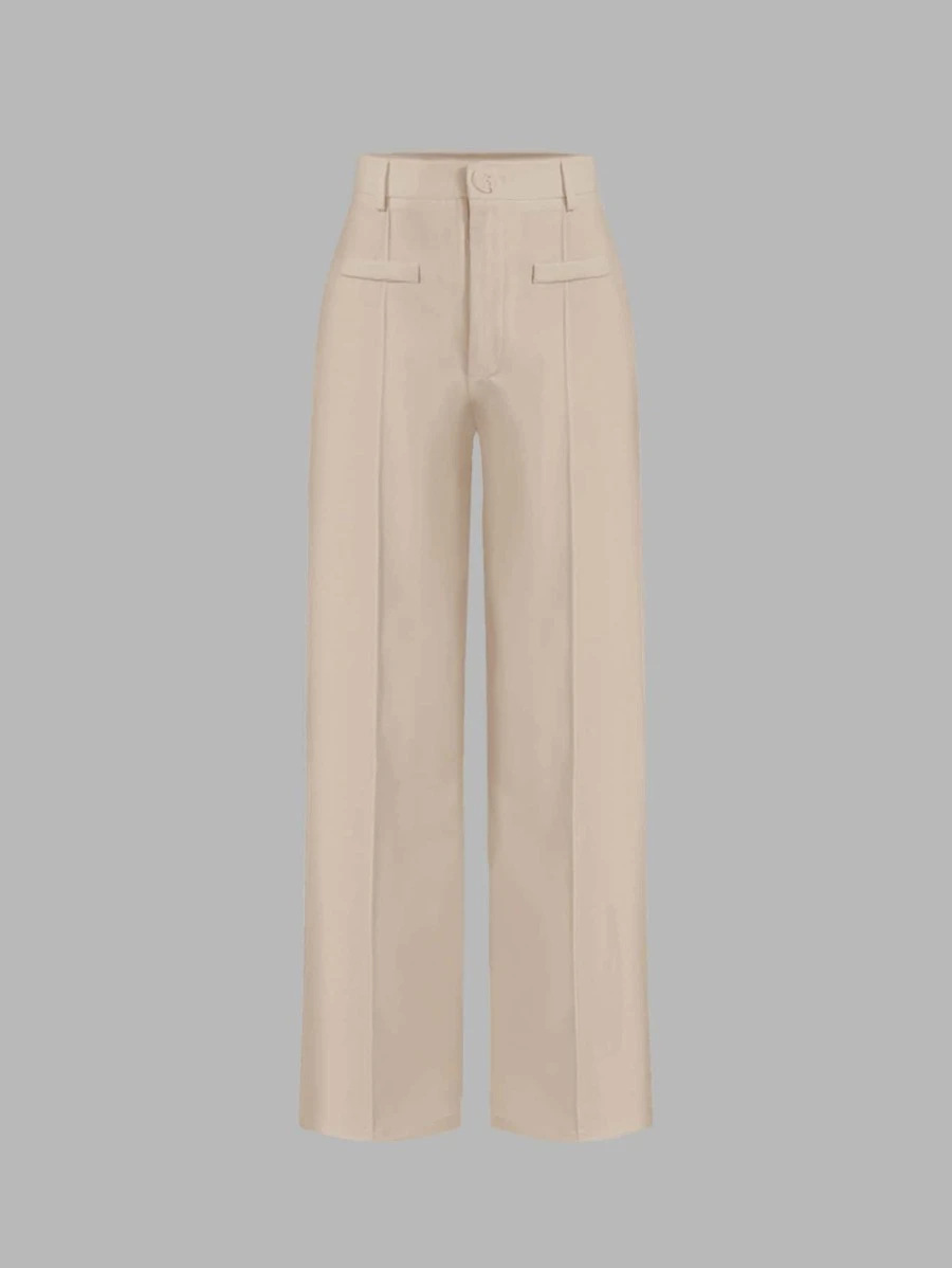 High Waist Drooping Wide Leg Pants - Image 3