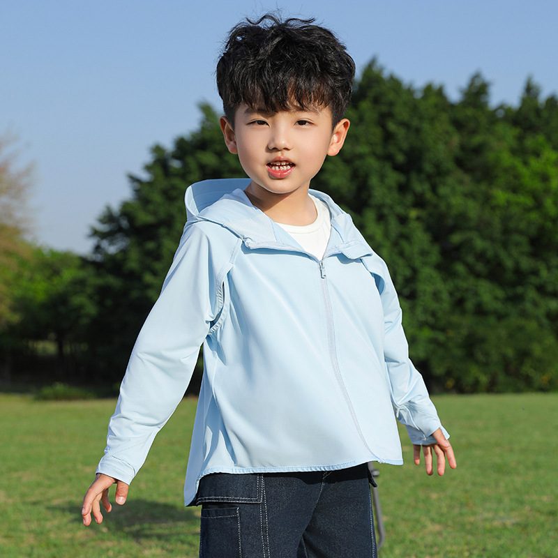 Lightweight Breathable UV-protective Loose-fitting Sun-protective Jacket For Boys — foto 5