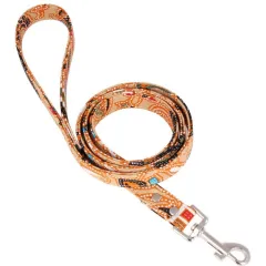 Creative Japanese Style Cotton Cloth 360 Degrees Rotating Quality Dog Tow Rope Collar - Khaki - View 1