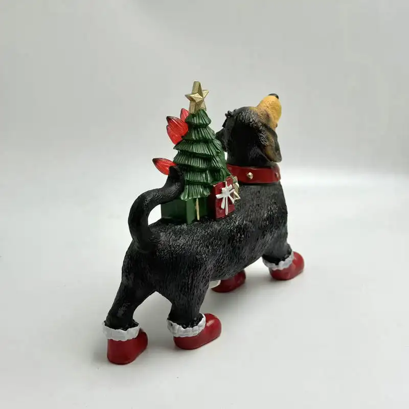 Creative Sausage Dog Christmas Home Decorations