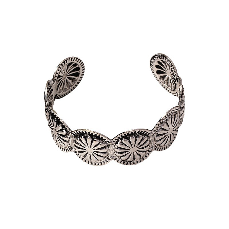 Retro Silver Bracelet European And American Ins Style