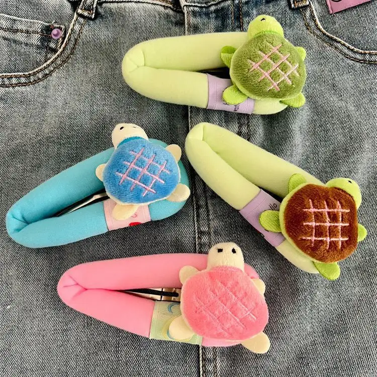 Autumn And Winter Little Turtle Barrettes Cute