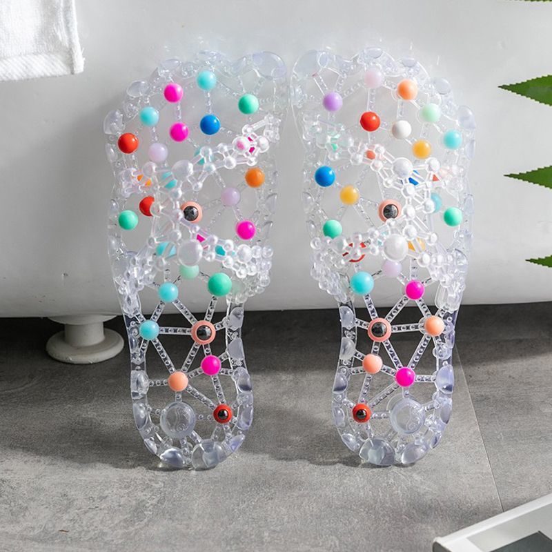 Summer Non-Slip Indoor Hollow-Out Foot-Massage Slippers For Women 5
