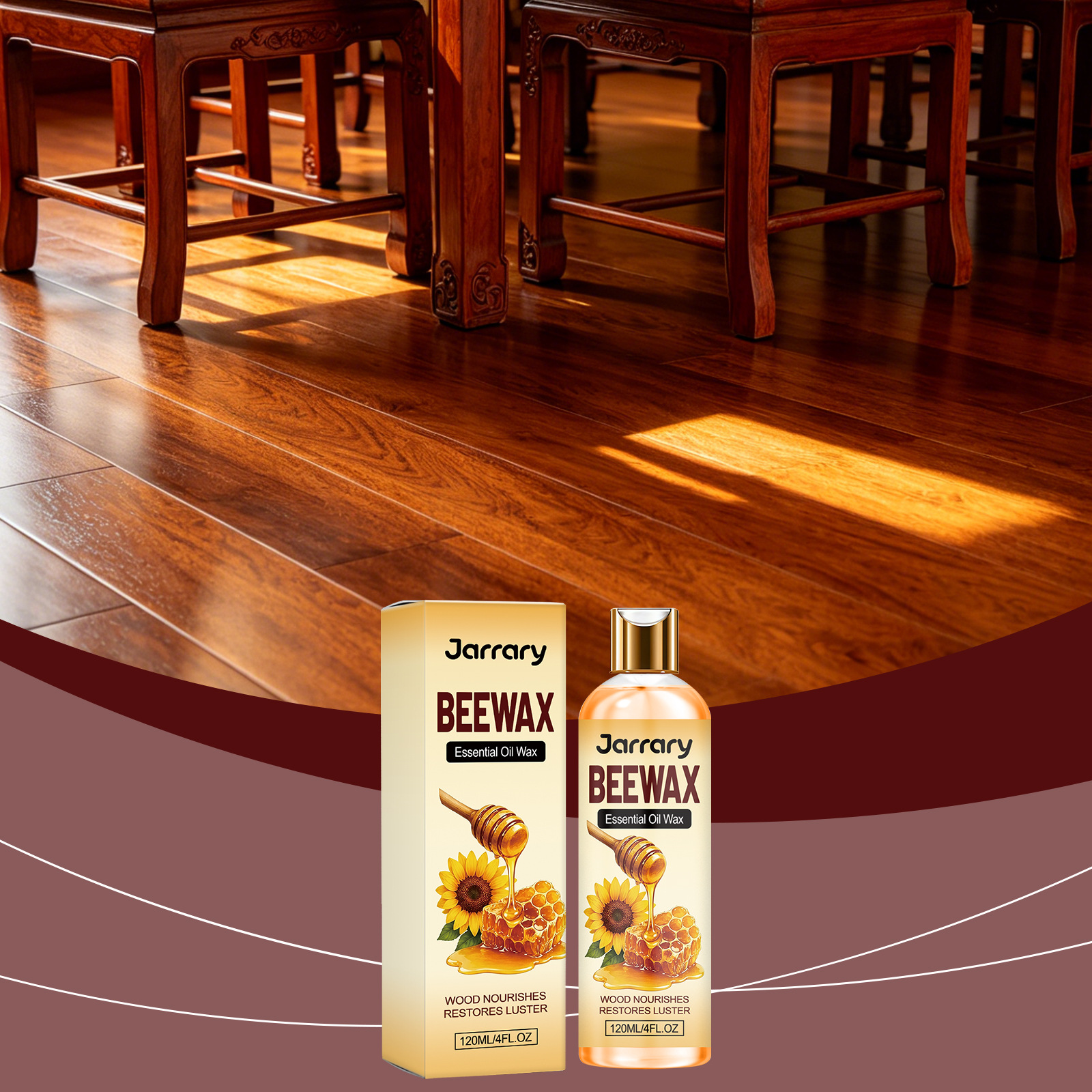 Gentle Cleaning Polishing And Brightening Of Wooden Furniture Beeswax Polishing Agent