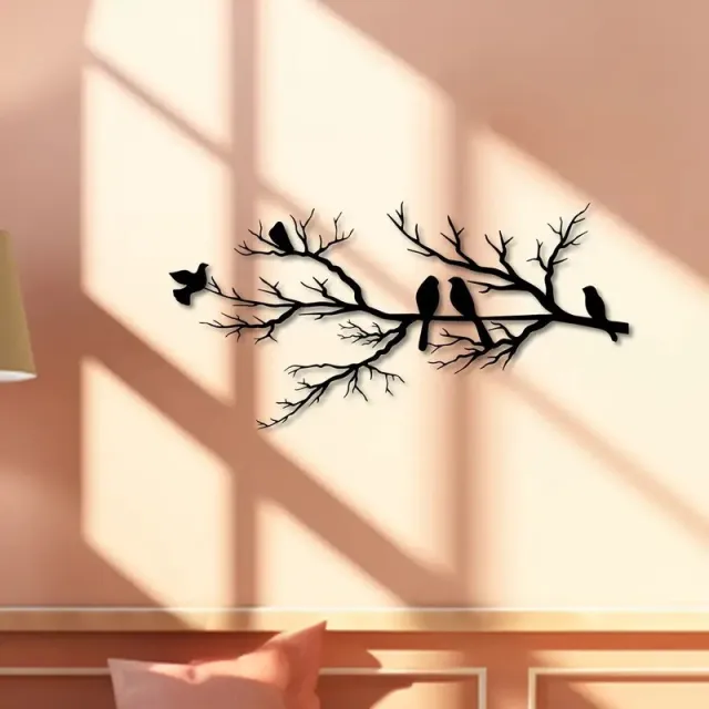 Branch Bird Decorations Pendant Crafts Black Treetop Bird - Shop at LoveMi