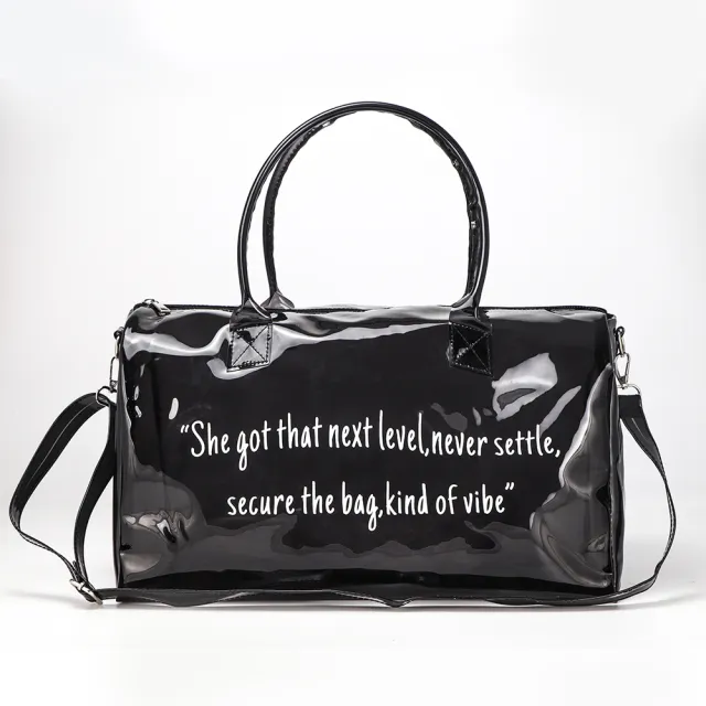 Large Capacity Lightweight Waterproof Storage Hand Bag Black - Shop at LoveMi