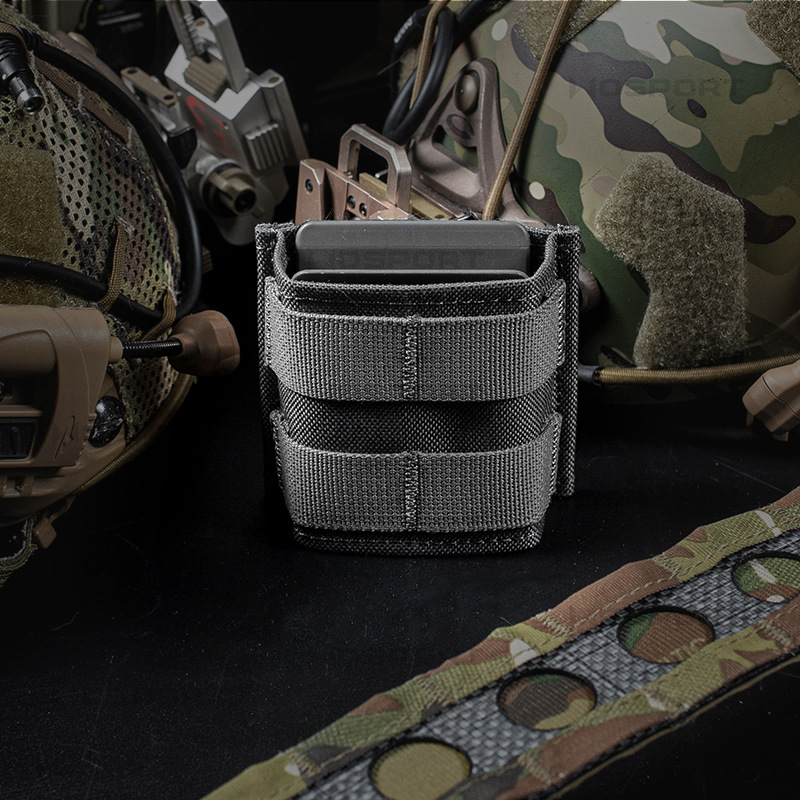WOSPORT FAST Single-Compartment 556 Magazine Pouch Tactical Vest MOLLE Accessory Single-Tool Bag Solid Color