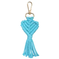 Bohemian Tassel Hand-woven Fashion Pendant - Blue - View 1