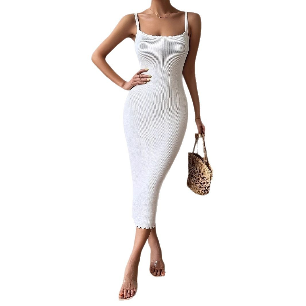 Women's Personality Slim Fit Sling Sheath Dress