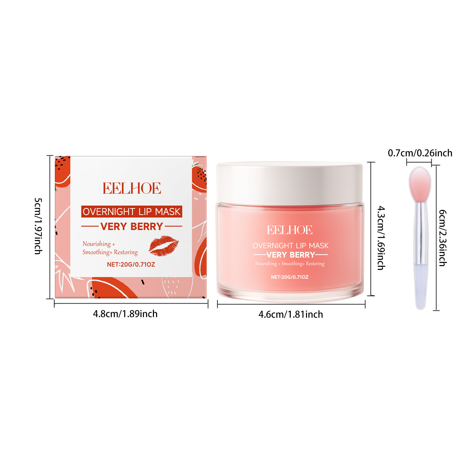 Strawberry Lip Balm Packaging