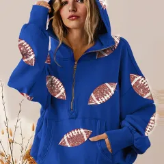 Sweater Women's Clothing Zipper Drawstring Long Sleeve - Mcc01542 - View 1