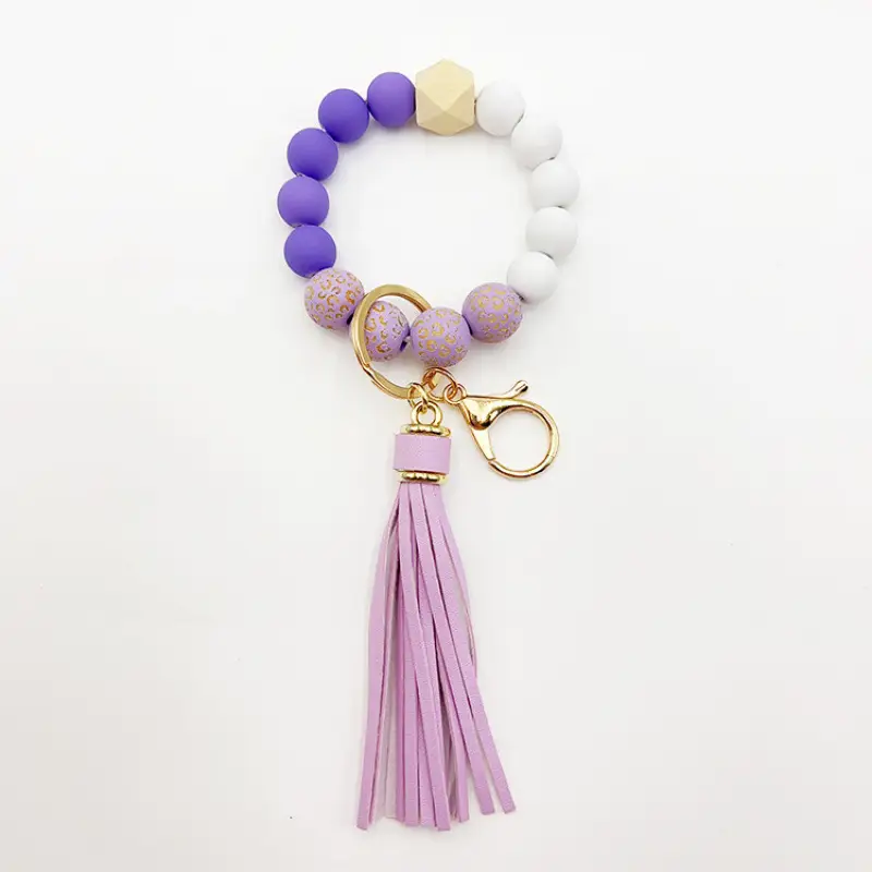 Silicone Tassel Bead Bag Accessory Pendant