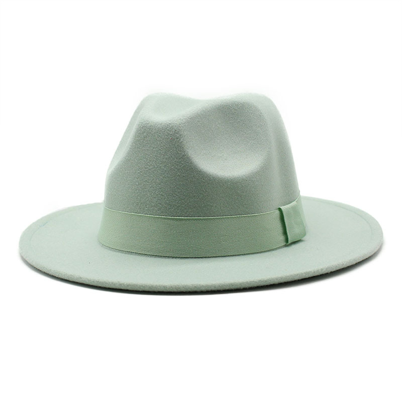 Title 14, Autumn And Winter Men And Women Big Brim Hat