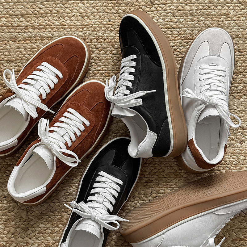 Mens Minimalist Flat-soled Fashionable Casual Shoes