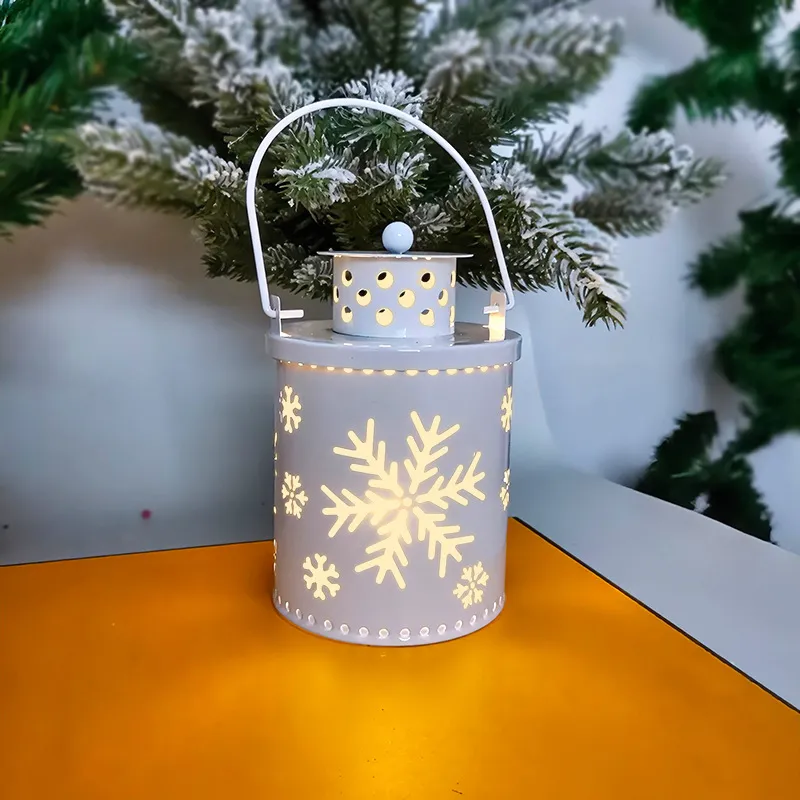 Christmas Candle Lights LED Small Lanterns Wind Lights Electronic Candles Nordic Style Creative Holiday Decoration Decorations – image 6