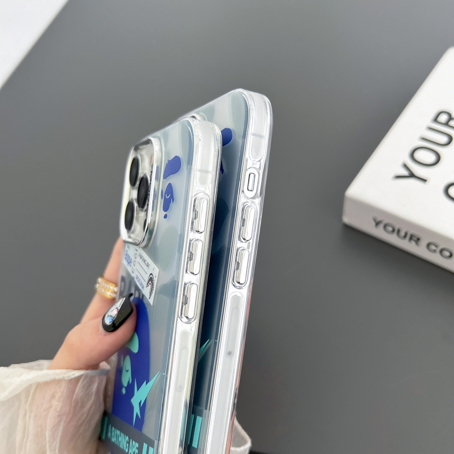 Fashion Personality Matte Plating Phone Case
