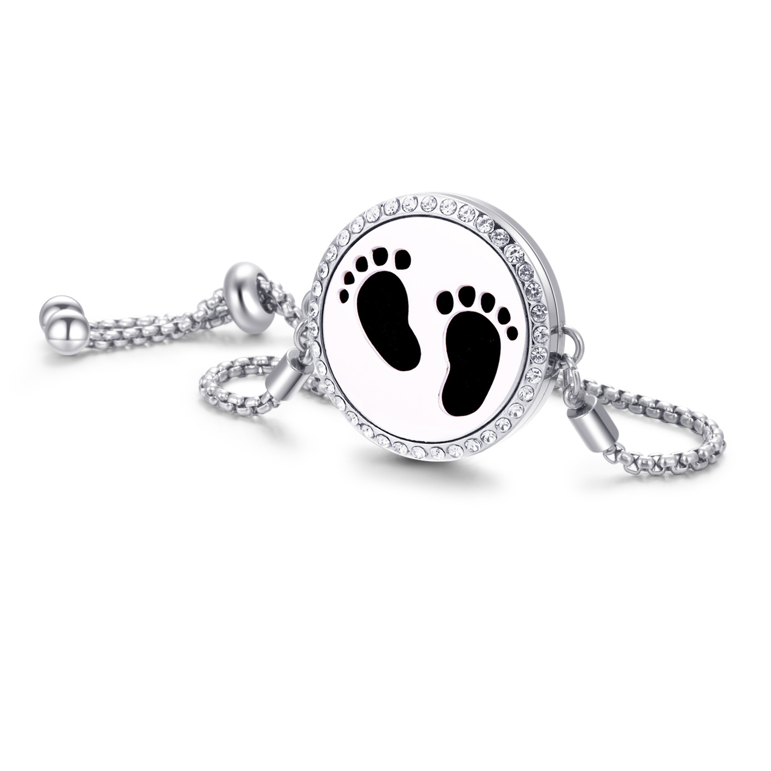 Alloy Musical Note Wings Spray Bracelet