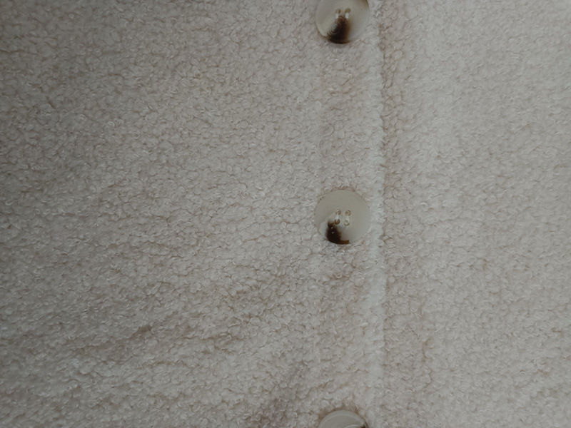 Single-breasted Wool Ring Asymmetric Half-body