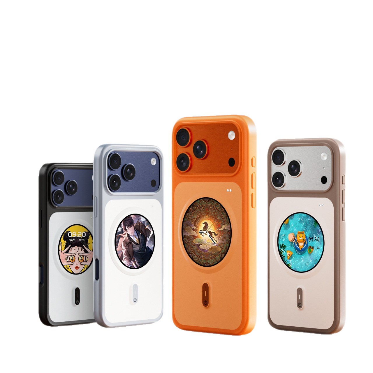 HD Round-Screen DIY Casting Phone Case 8