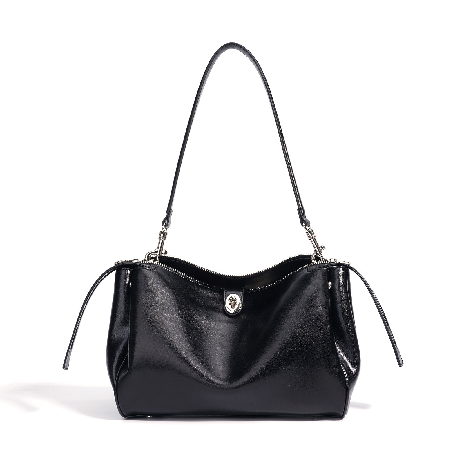 Stylish, Western-style Genuine Leather Shoulder Bag