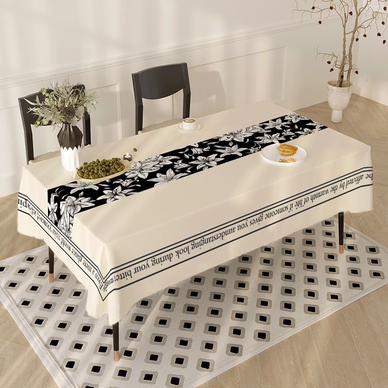 Tablecloth Coffee Table Dining Table Dust-proof Simple Style Atmosphere Tablecloth