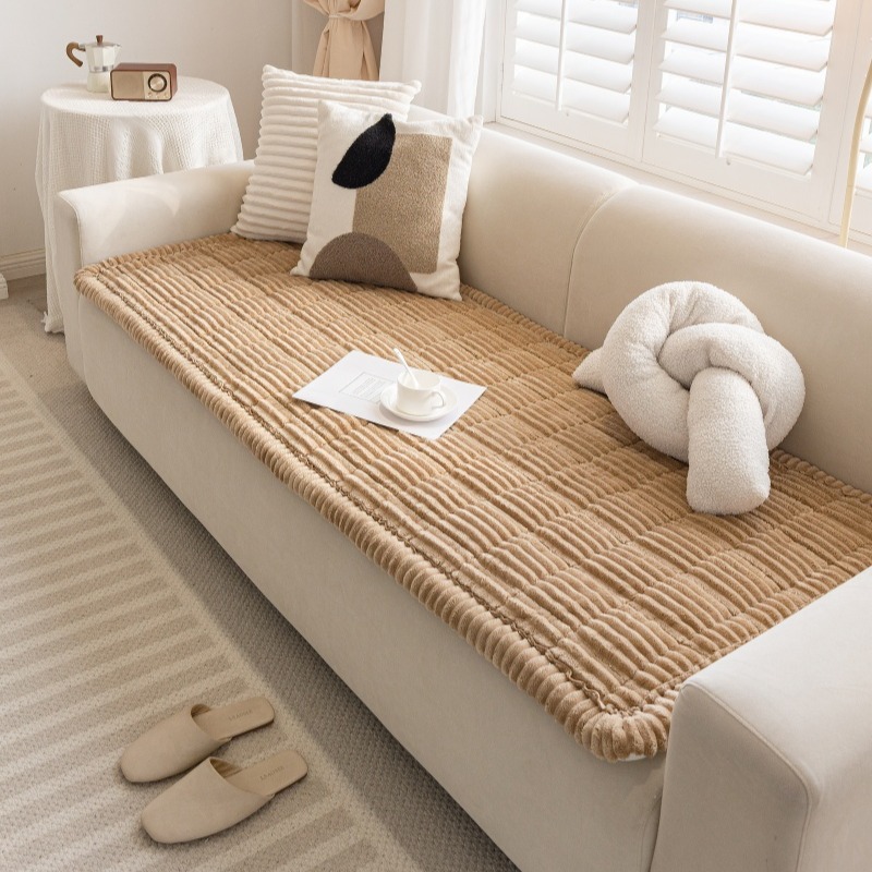 Flannel Non-Slip Sofa Cushion