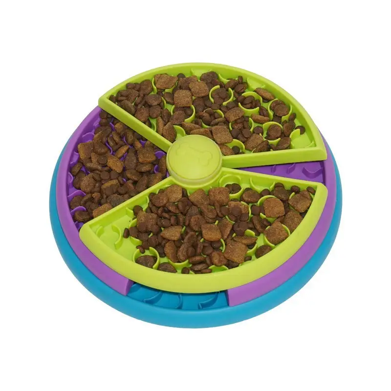 Slow Food Bowl Anti Choking Cat Bowl Dog Basin Puzzle Feeder Healthy Pet