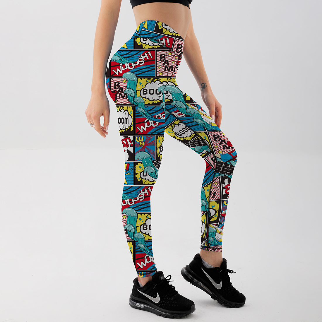 Title 3, Pantalon de yoga taille haute leggings de sport...