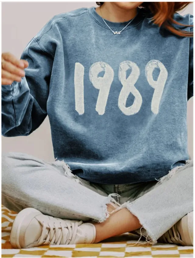 Long Sleeve Crew Neck Sweater Top Women's Spandex Sweater 3Style L - Shop at LoveMi