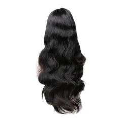 12A Front Lace Wig Medium And Large Wave - Black - View 1