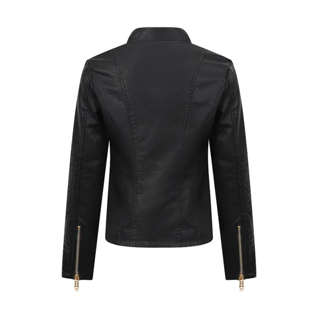 Fashion Best seller Leather Jacket Coat Women Black - Shop at LoveMi