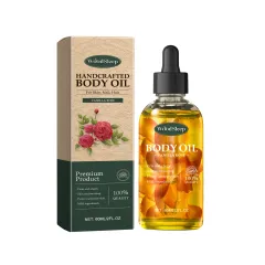 Handmade Vanilla Rose Body Oil Nourishing Skin - 60Ml - View 1