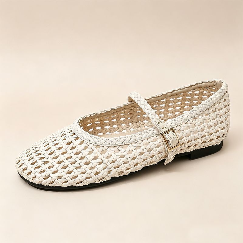 Raffia Mary Jane Flats, picture 8 of 8