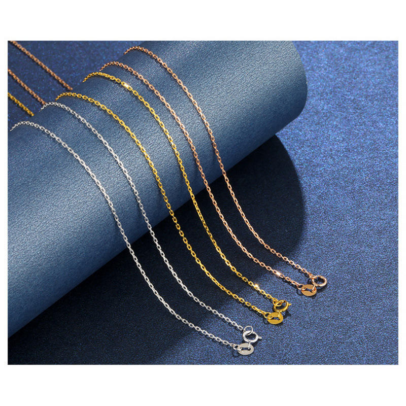 Women's O-shaped Plated Necklace