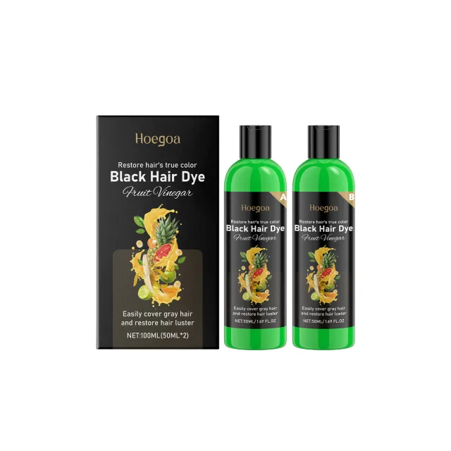 Fruit Vinegar Black AB Hairdressing Agent Lasting Moisturizing Nourishing Plant Extract Hair Care Soft And Smooth Coloring Hairdressing Agent A B... A B Hairdressing Agent - Shop at LoveMi